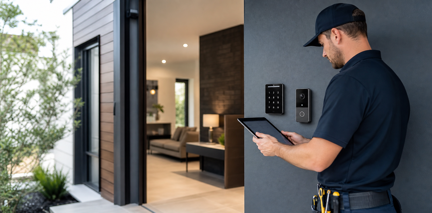 Home and business security system installation